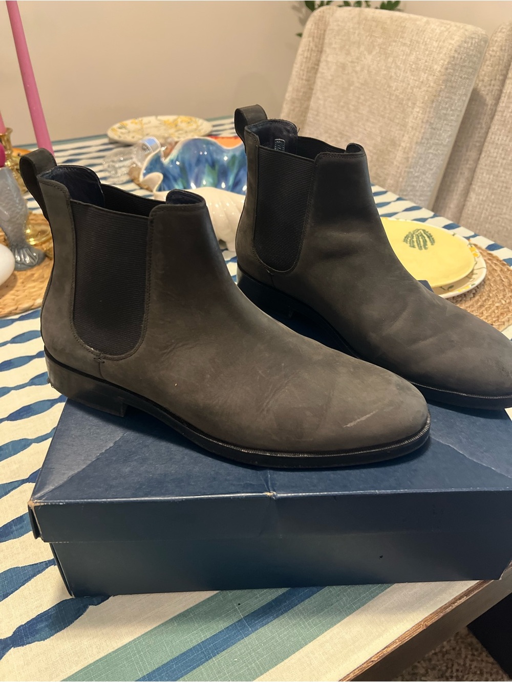 Cole Haan Men's Gray Chukka Boots